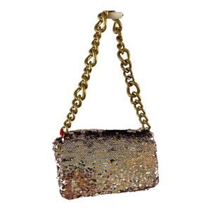 Montana West Gold Sequin Chain Shoulder Bag – NWT